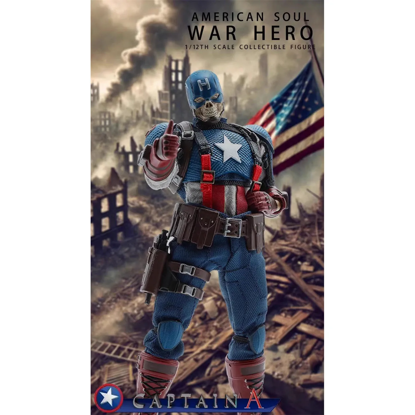 Joy Man Toys Zombie Captain Американская фигурка JM003 Soul War Hero 112 Масштаб Коллекционная игрушка JMToys Детская игрушка Подарок на день рождения для мальчика (art.: 3920cfceedc0e) - 3920cfceedc0e