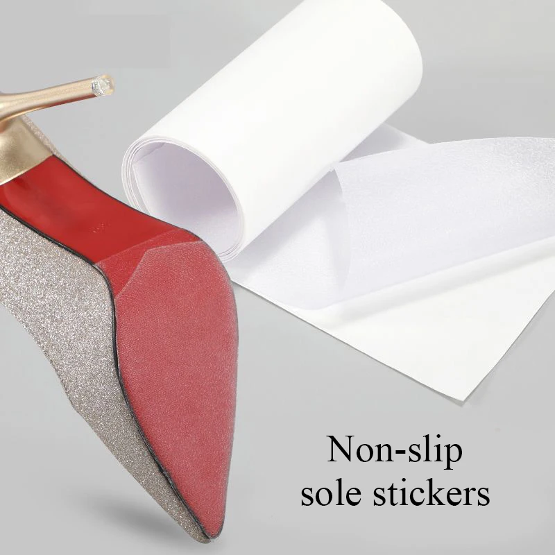 

1 Roll Transparent Sole Sticker Anti Slip Tape Self Adhesive Shoe Ground Grips For High Heels Outsoles Protector 2023 New