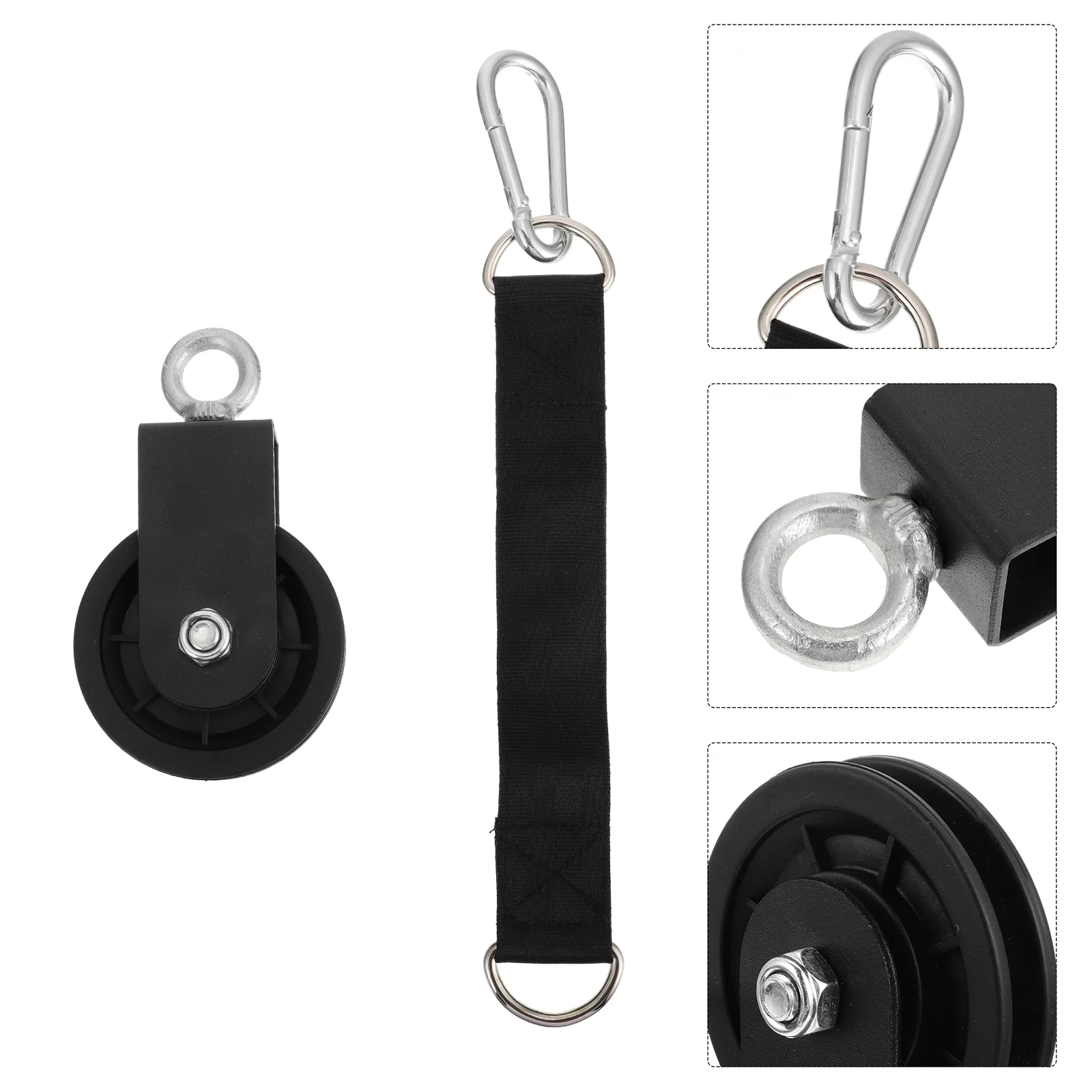 

Exercise Pulley Machines Home Pulley System Attachment Sports Equipment Iron Fitness Strap Carabiner