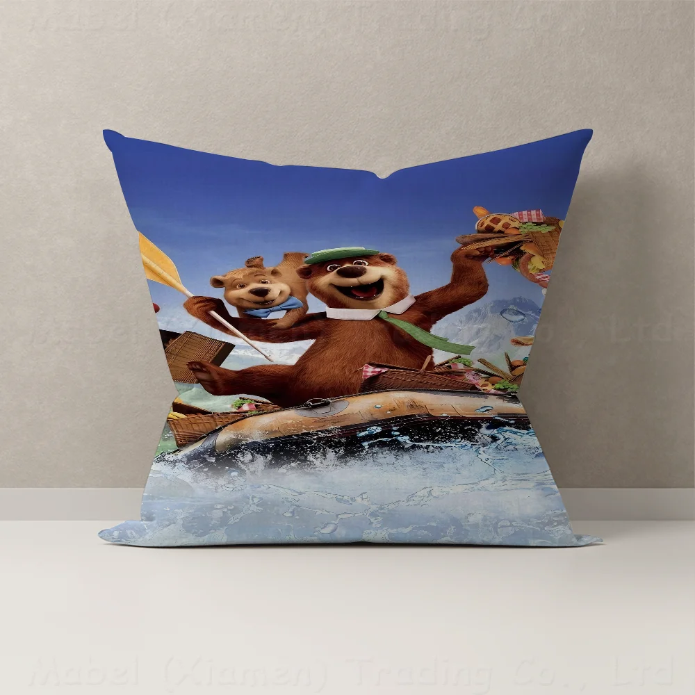 Подушка с изображением медведя Йоги шоу подарки мебель для домашнего офиса