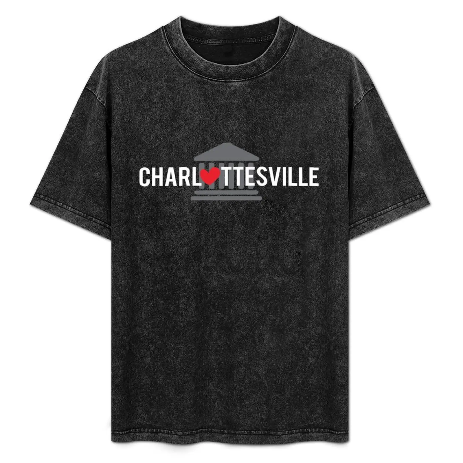 Фото Футболка Heart Charlottesville - We love Charlottesville, футболка для защиты от солнца, для активного отдыха на природе №1