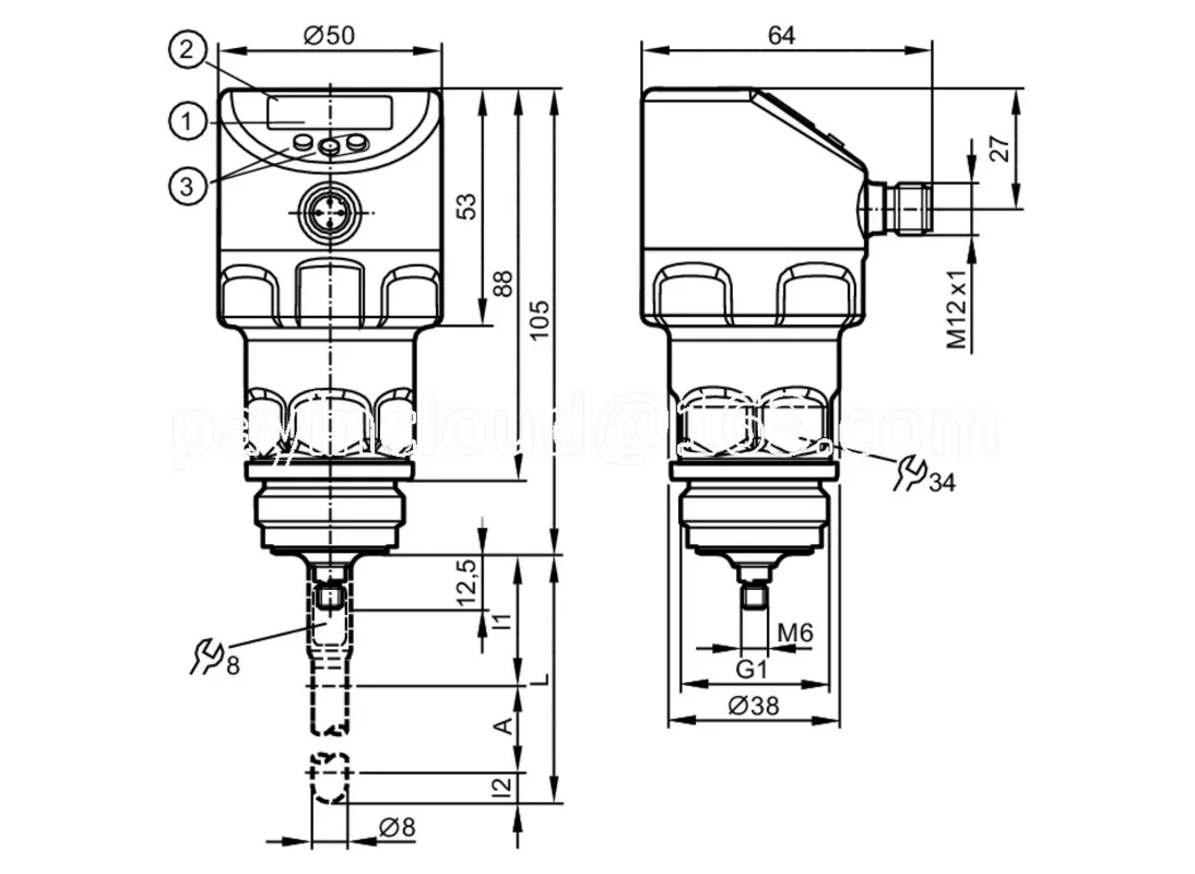 Для Lr2750 высокостабильный волновой радар с наведением IFM датчик непрерывного