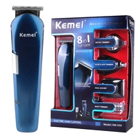 kemei hair clipper km 550 haircut electric shaver nose hair trimming 5 in 1 multifunctional mens care body hair remover machine