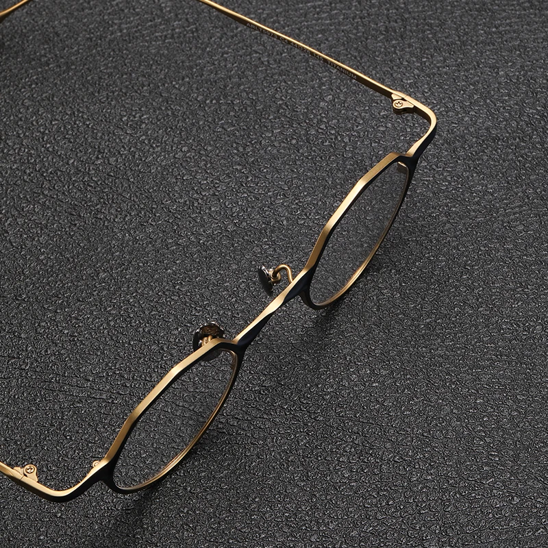 Винтажная оправа для очков из чистого титана мужская ретро ультралегкая
