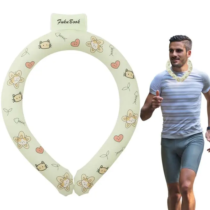 

Охлаждающее ледяное кольцо на шею летнее уличное Спортивное удобное освежающее мягкое Термостойкое кольцо на шею из термополиуретана с естественной заморозкой