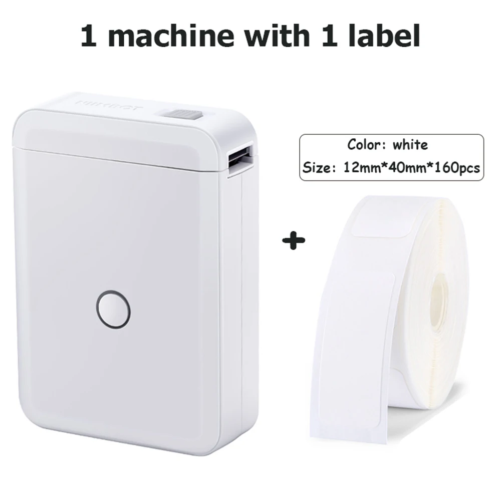 

Niimbot D110 Mini Thermal Label Printer Wireless Bluetooth D110 Label Paper Pocket Cable Label Maker Home Use Storing Organizing