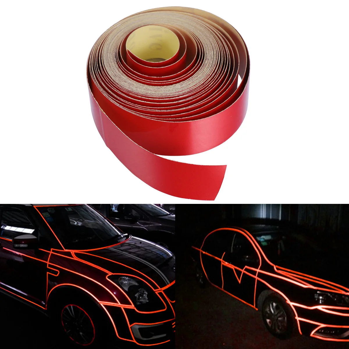 

2 Cm Automotive Stickers Auto Reflective Sticker Refit Car Reflective Stickers Car Stickers