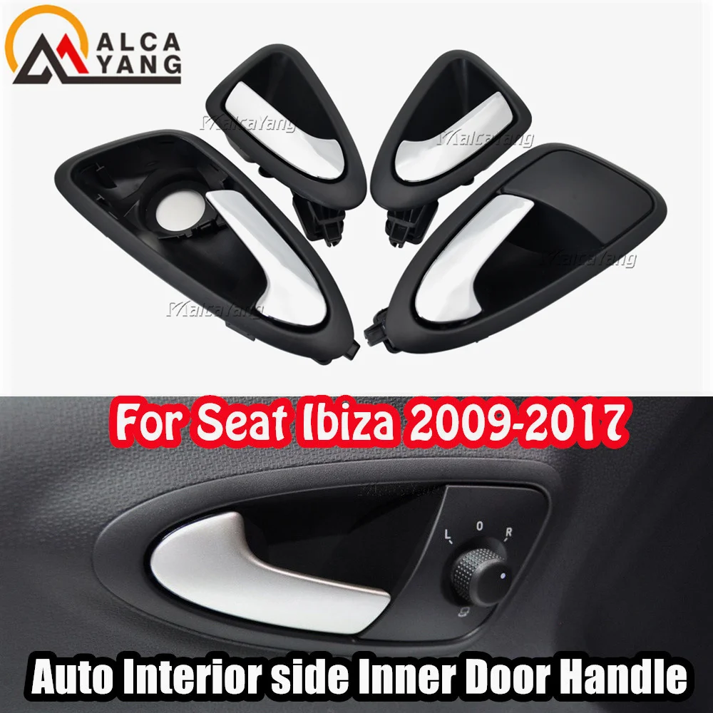 

Auto Interior Door Handles for SEAT Ibiza 2009 2010 2011 2012 6J1837114A 6J1837113A Front Left Right Inner Inside Handle 100%New