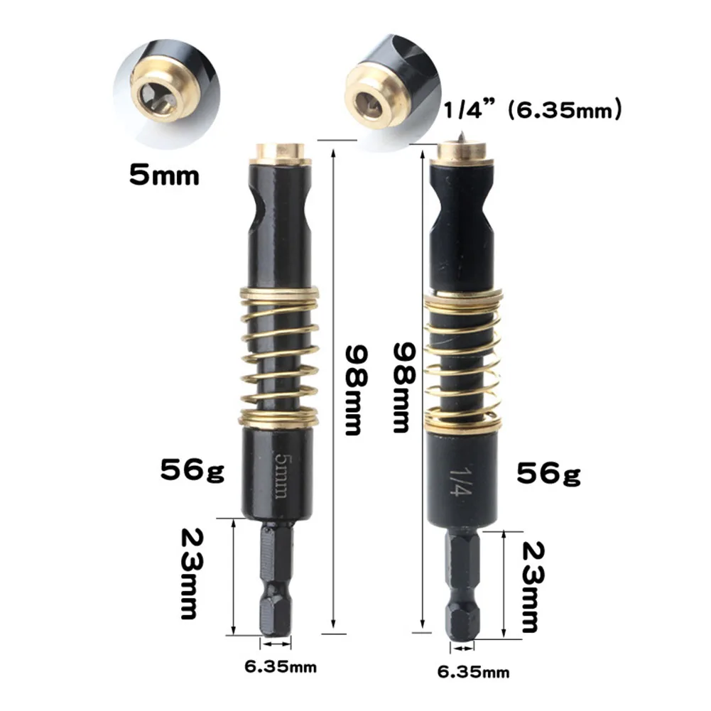 DAZZLEEX быстросверляющая летиновая отвертка 1/4 дюйма и 5 мм спиральная дрель для