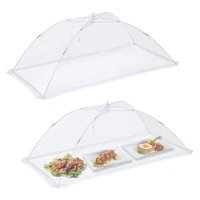2 pack jumbo food cover tent for inflatable bar extra large45 5 x 20 inch mesh food covers for parties and catering