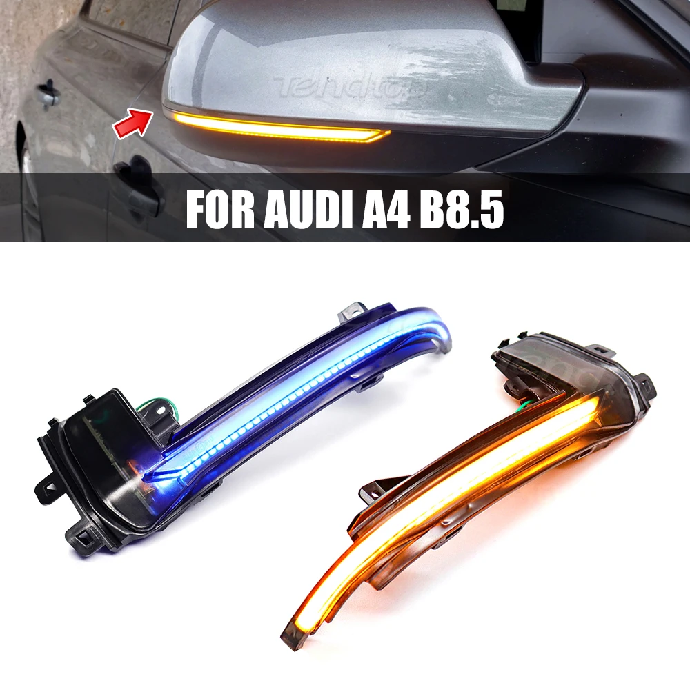 Проточный светодиодный индикатор заднего вида для Audi A3 8P A4 A5 B8 Q3 A6 C6 4F S6 SQ3 A8 D3 8K b8 5