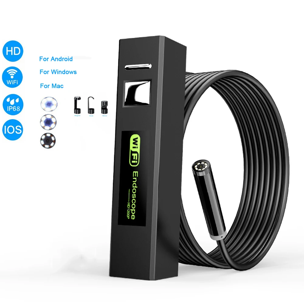

5.5mm For Android Type-C USB Endoscope Camera Waterproof Pipe Inspection Camera Borescope for Huawei Android Phone Borescope