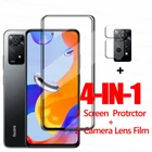 Полностью клеевой протектор экрана для Xiaomi Redmi Note 11 Pro стекло Redmi Note 11 10 9 8 Pro закаленное стекло Xiaomi Redmi Note 11 Pro