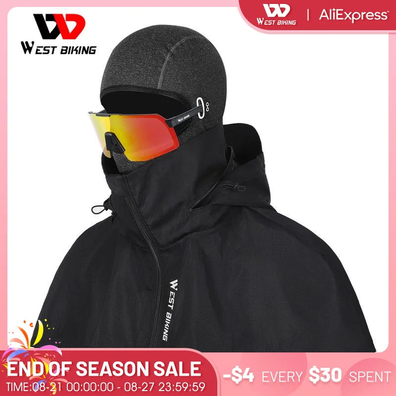 

WEST BIKING Cycling Shawl Winter Cap Warm Windproof Waterproof Bike Hat Breathable Motorcycle Fishing Skiing Bicycle ​Headwear