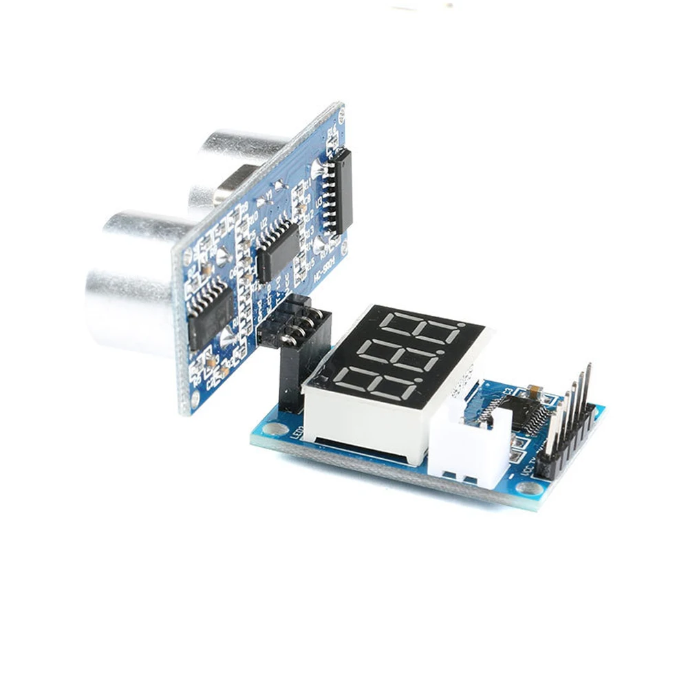 

HC-SR04 Ultrasonic Sensor Module Distance Measuring Transducer for Arduino Detector Ranging with Digital Display Control Board