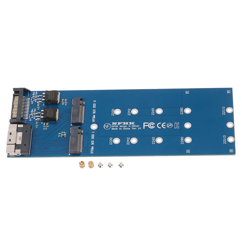 

22Pin SATA M.2 SSD Adapter SFF-8643 to NVMe M.2 NGFF SSD for Mainboard