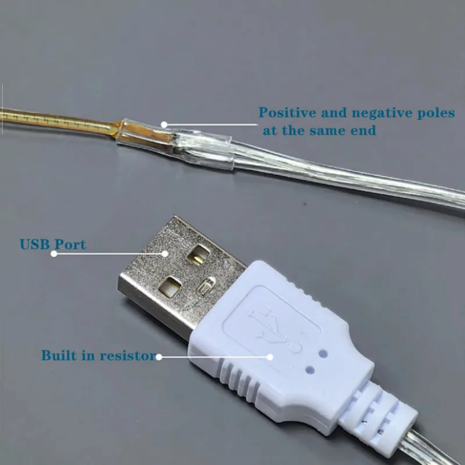 Фото Гибкая светодиодная нить накаливания USB 5 В постоянного тока 360 °   Светящиеся светящиеся гибкие DIY креативные детали лампы Эдисона, диодное освещение №5