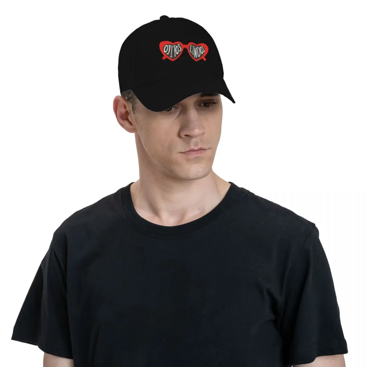 Фото Бейсбольная кепка Ojitos Lindos- Bad Bunny на заказ, кепка Snapback, пляжные женские шапки для прогулок, 2024, мужские №4