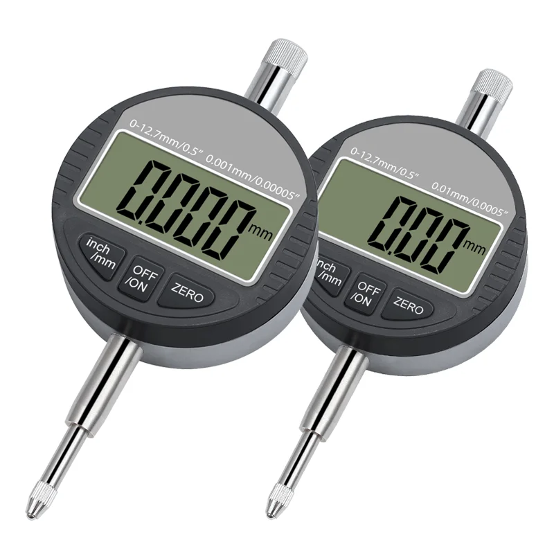 

DTI Digital Dial Indicator 0.01mm 0.001mm Accuracy Digital Probe Indicator Dial Test Gauge Range 0-12.7mm Dial Test Indicators