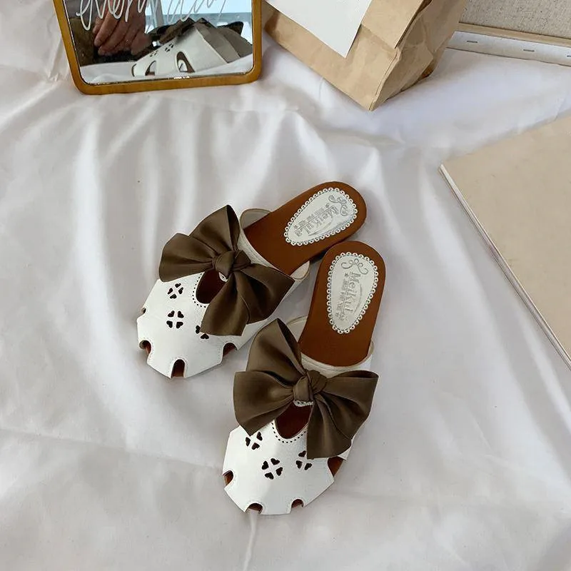 WUYAZQI Women's Slippers NEW GIRLS' fashionable beach shoes flat bottom anti slip women's sandals Q8