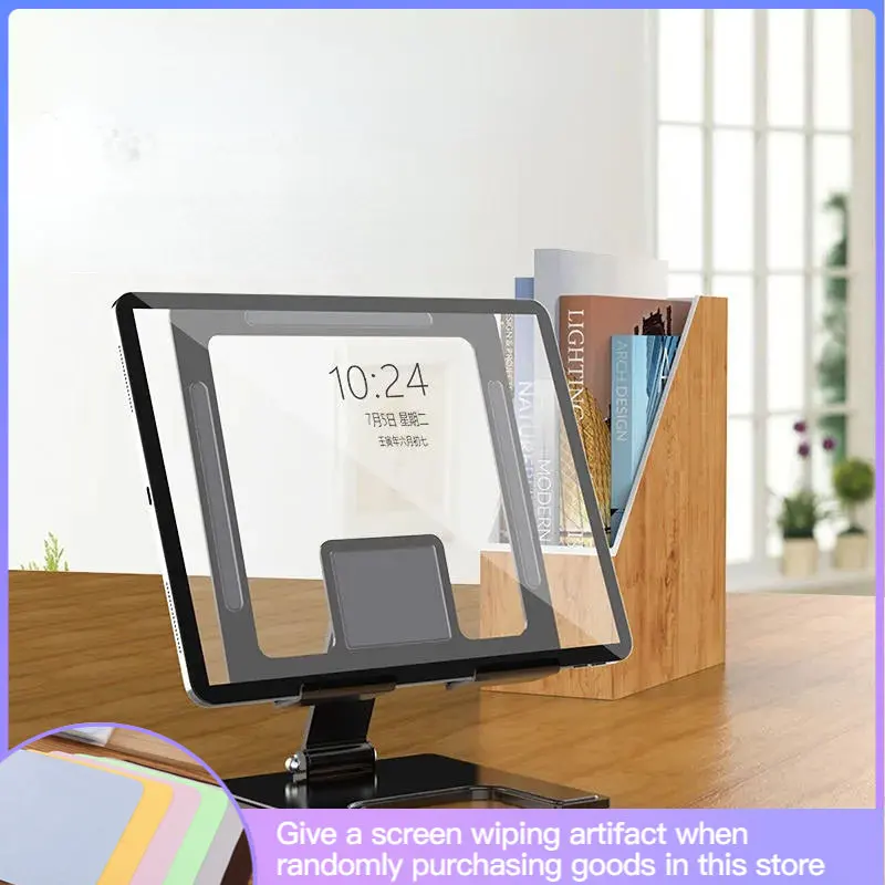 

Metal Mobile Phone Holder Desktop Universal Folding IPad Tablet Shelf Lazy Following Drama Artifact Learning Online Class Live