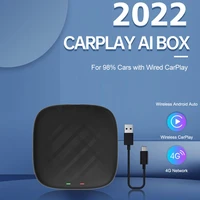 2022 ai box 464gb system mini carplay ai box for wireless carplaywireless auto wired connection to wireless connection