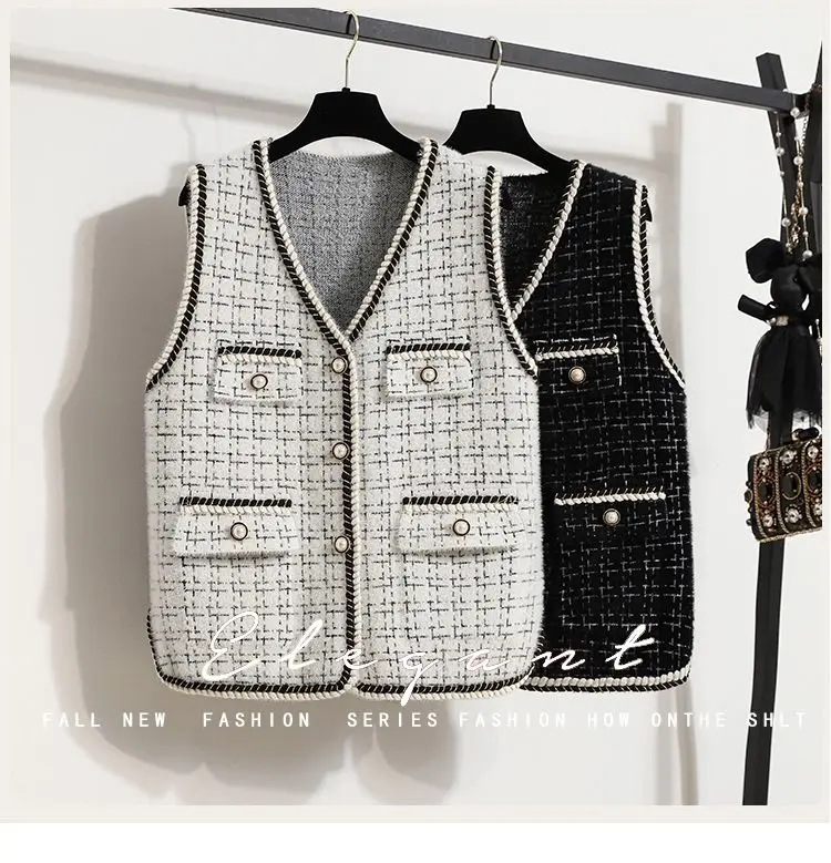 Женская одежда большого размера 2024 Модный женский осенний Новый контрастный