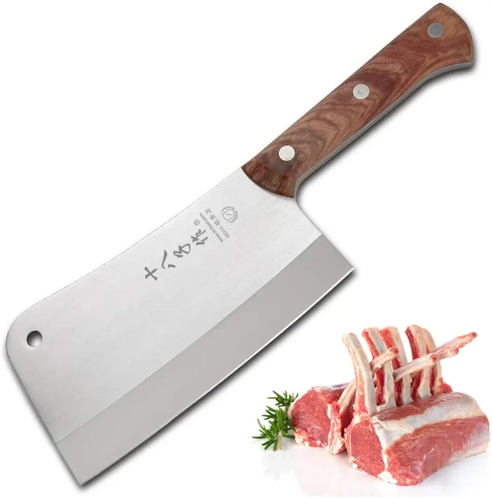 

Duty Heft Cleaver Butcher Knife for Chopping Bones Sturdy Kitchen Knife Knifes survival Cuchillos supervivencia Forged hunting