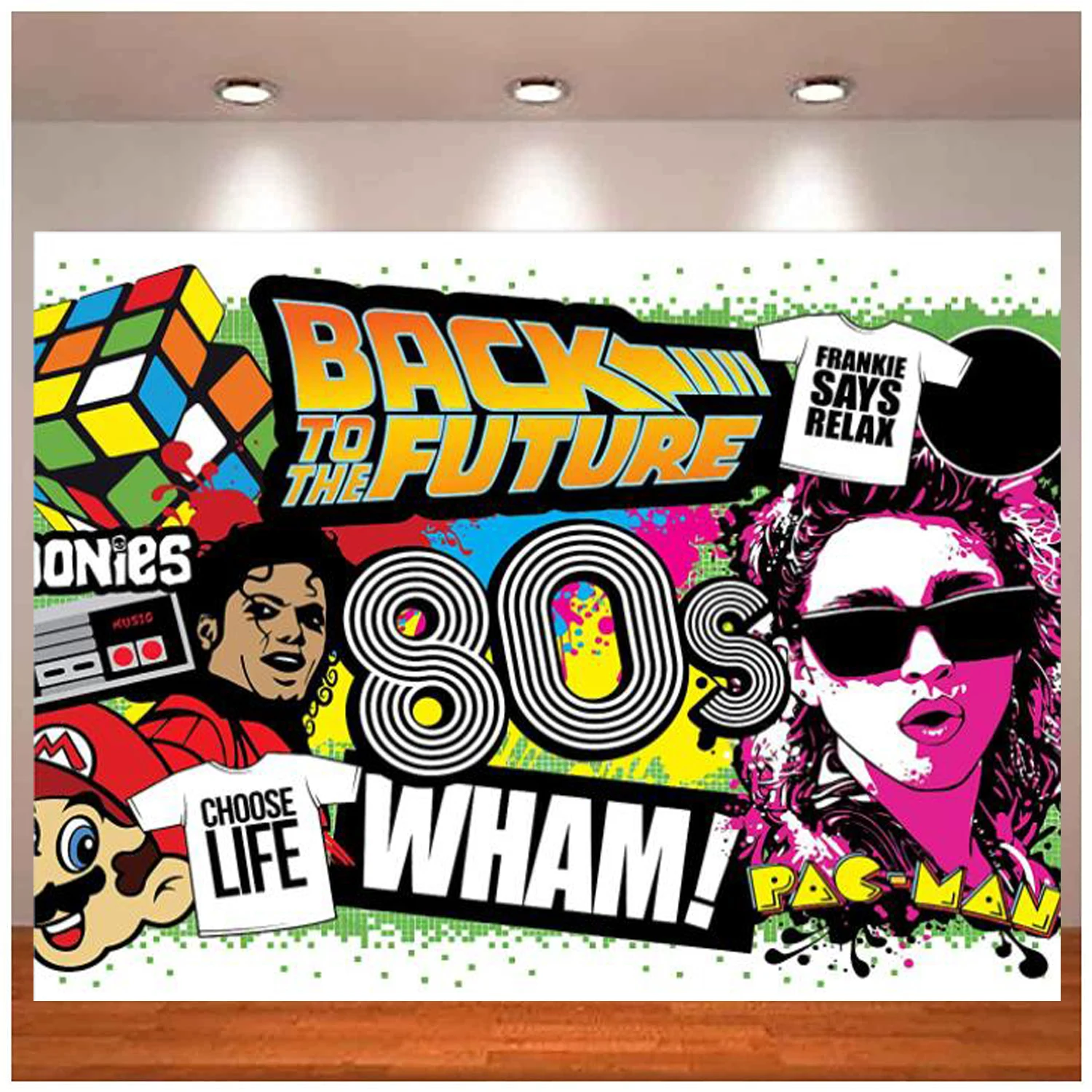 80s tema fotografia pano de fundo hip hop graffiti volta para a festa dos anos 80 banner fundo da parede decorações adereços cartaz