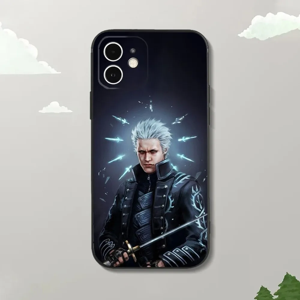 Чехол для телефона Game D-Devil M-May Cry 5 чехол iPhone 15 14 13 12 Mini 11 Pro XR X XS MAX 7 8 Plus силиконовый