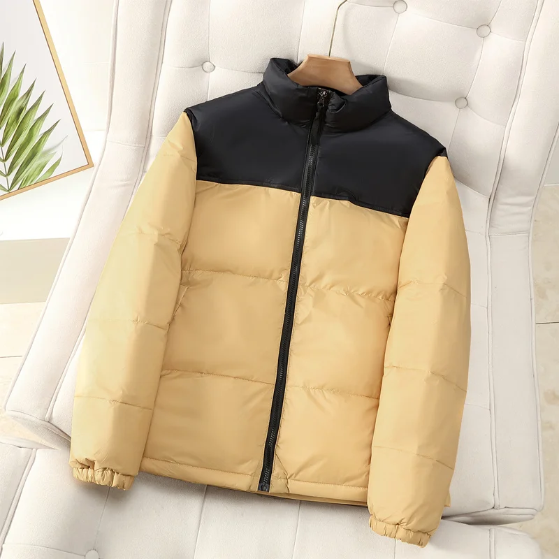 Winter New Bread Down Coat Men'S Short Hooded Warm Thickened Youth Couple Fashion Brand Casual Comfortable Versatile