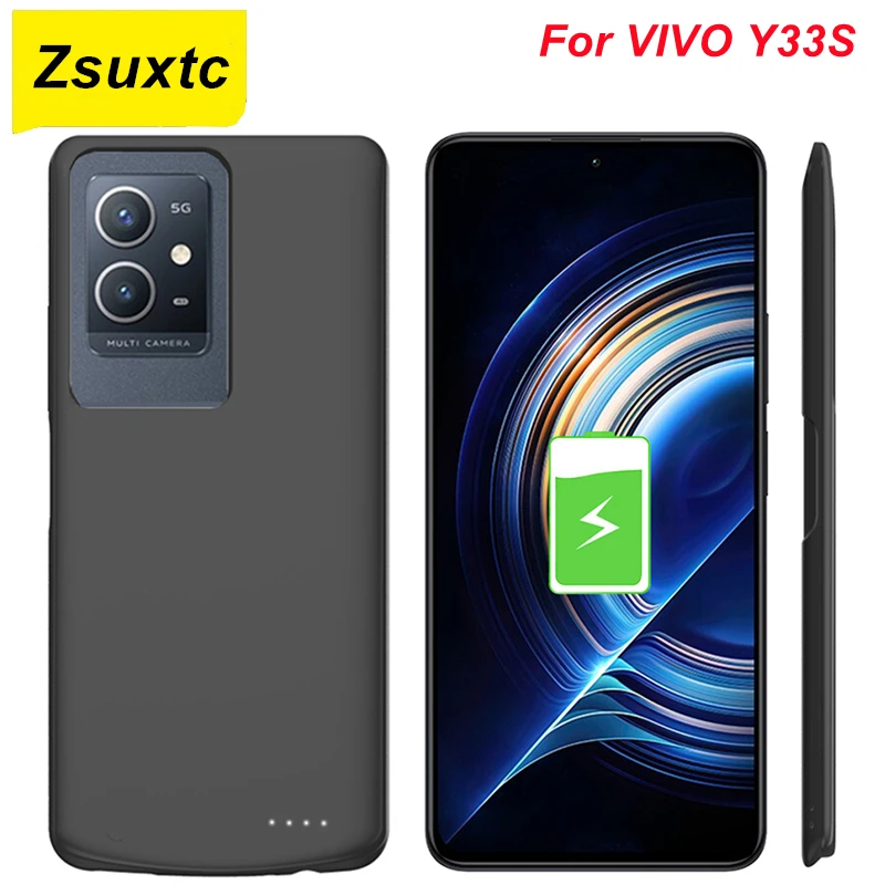 

6800Mah Battery Charger Case For VIVO Y33S Battery Case And Power Bank Smart Y33 S Phone Bag Cover For VIVO Y33s