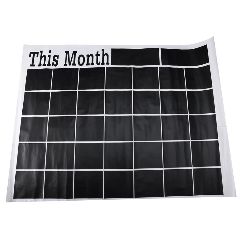 

Diy 58*43 см ежемесячная доска, настенная наклейка, съемная виниловая настенная наклейка, фотография, планировщик