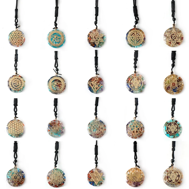 

New Style Aroma Flowers Of Life Pendant Necklace Retro Exquisite Jewelry Rope Chain Colar