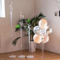 2022 1 set balloons holder column stand holder stickers for wedding kids birthday party baby shower decoration balloon accessori
