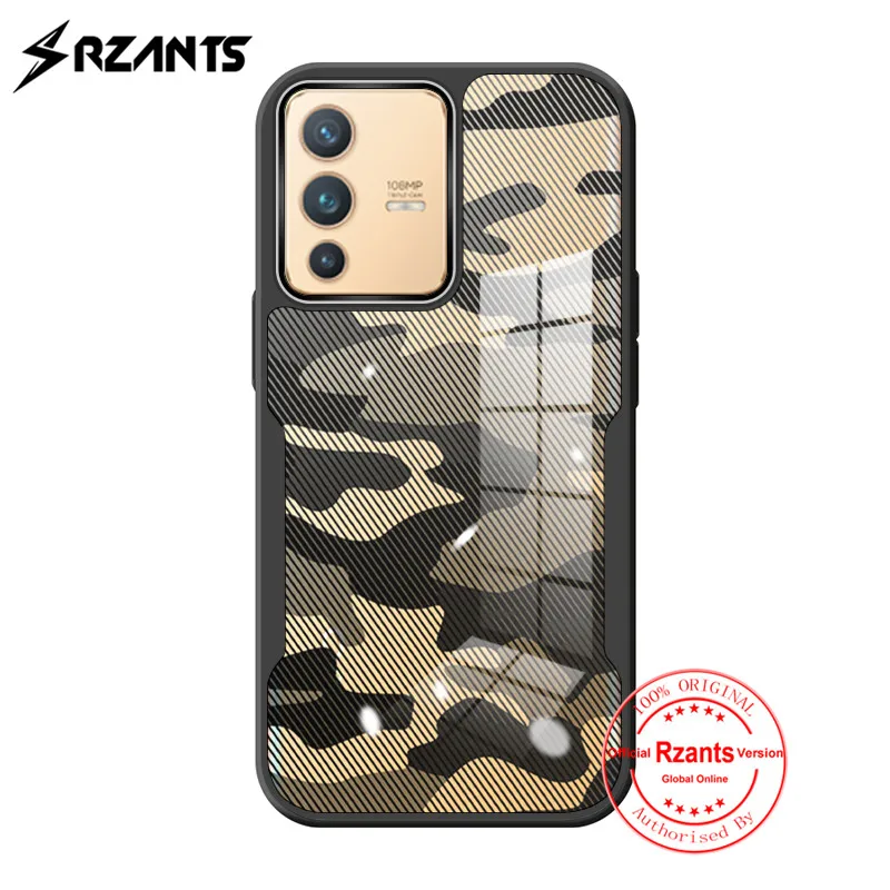 

Rzants Half Clear Case for VIVO V23 V23 Pro Camouflage Hard Cover [New Beetle] Bumper Silicone Phone Casing