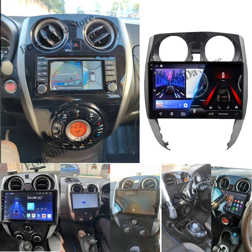 Фото Радио Android Carplay для Nissan Note 2 E12 2012-2021, интеллектуальная система, 8-ядерный мультимедийный плеер, 5G, Wi-Fi, GPS, сенсорный дисплей №2