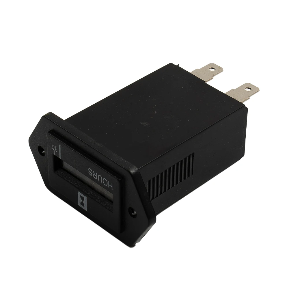 

HM002 Hour Meter Mechanical Replacement Accessories Black Damp-proof Dust-proof Engine Durable Portable Practical