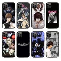 anime manga death note ryuk pattern phone case for iphone 13 13pro 12 11 pro max x xs xr xsmax 6 7 8plus cover