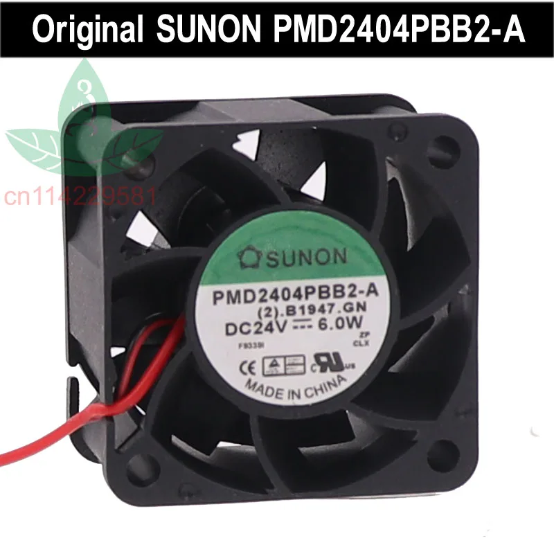 New Cooling Fan For SUNON PMD2404PBB2-A 24V 6.0W 4028 2-wire Server Cooling Fan