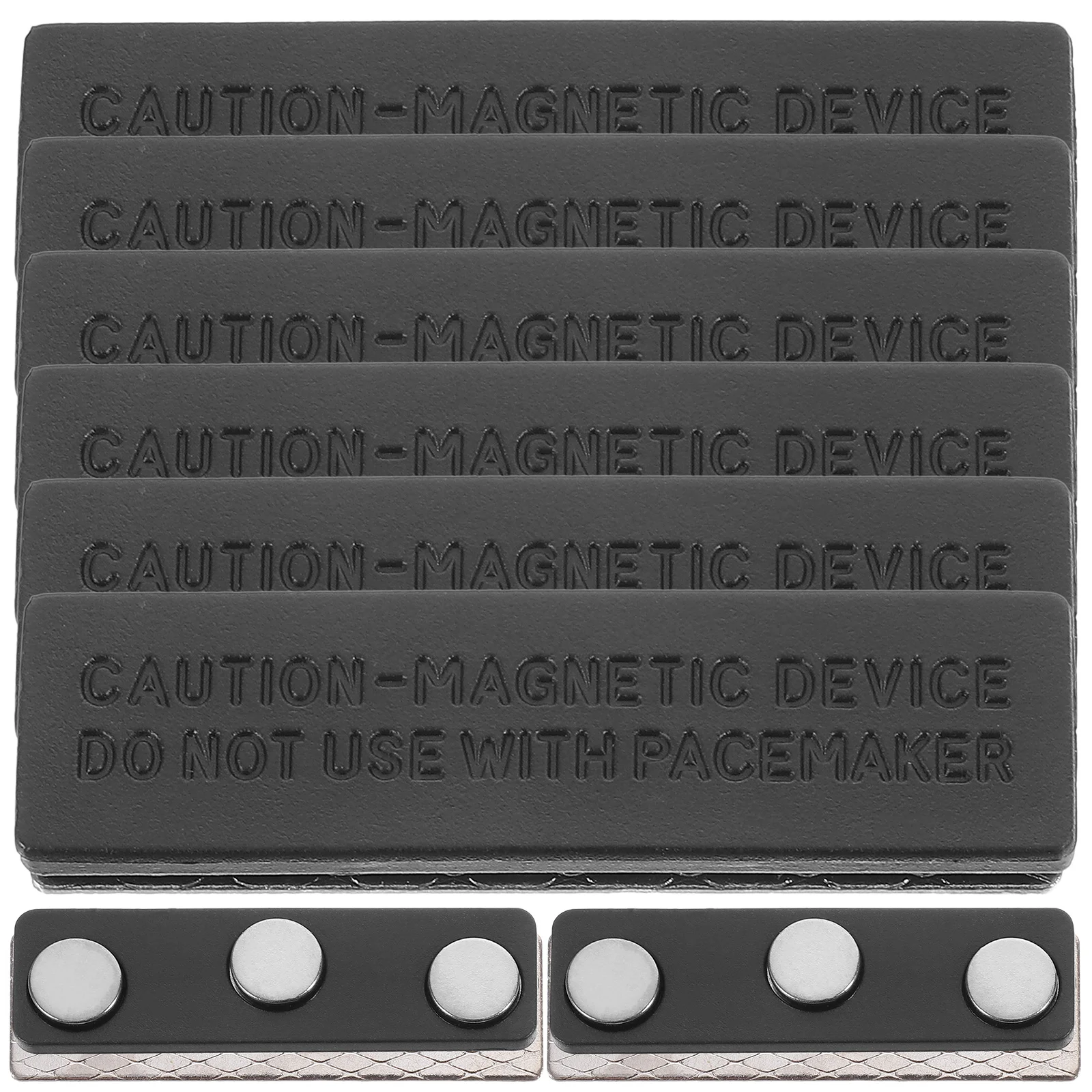 Магниты для бейджей именная бирка магнитный держатель упаковка из 8 шт. (три