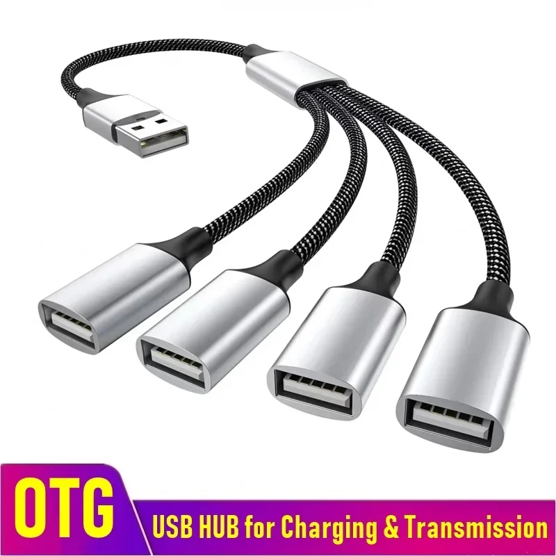 4-портовый Концентратор USB-C Multi-USB Адаптер OTG Для Быстрой Передачи Данных