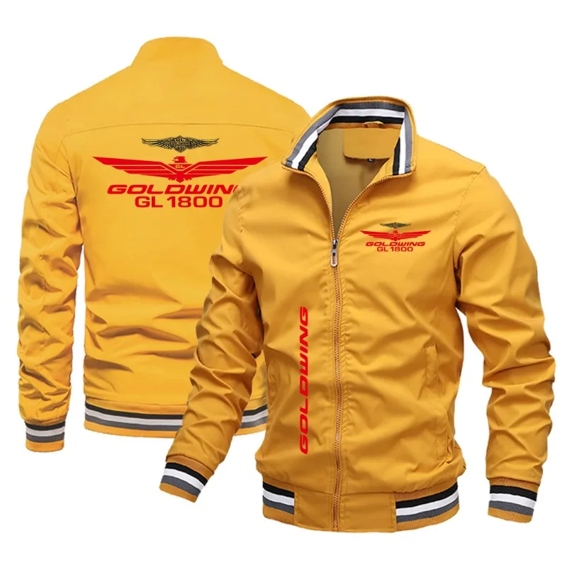 Бейсбольная униформа в стиле Харадзюку уличная куртка для Honda Gold Wing модель с