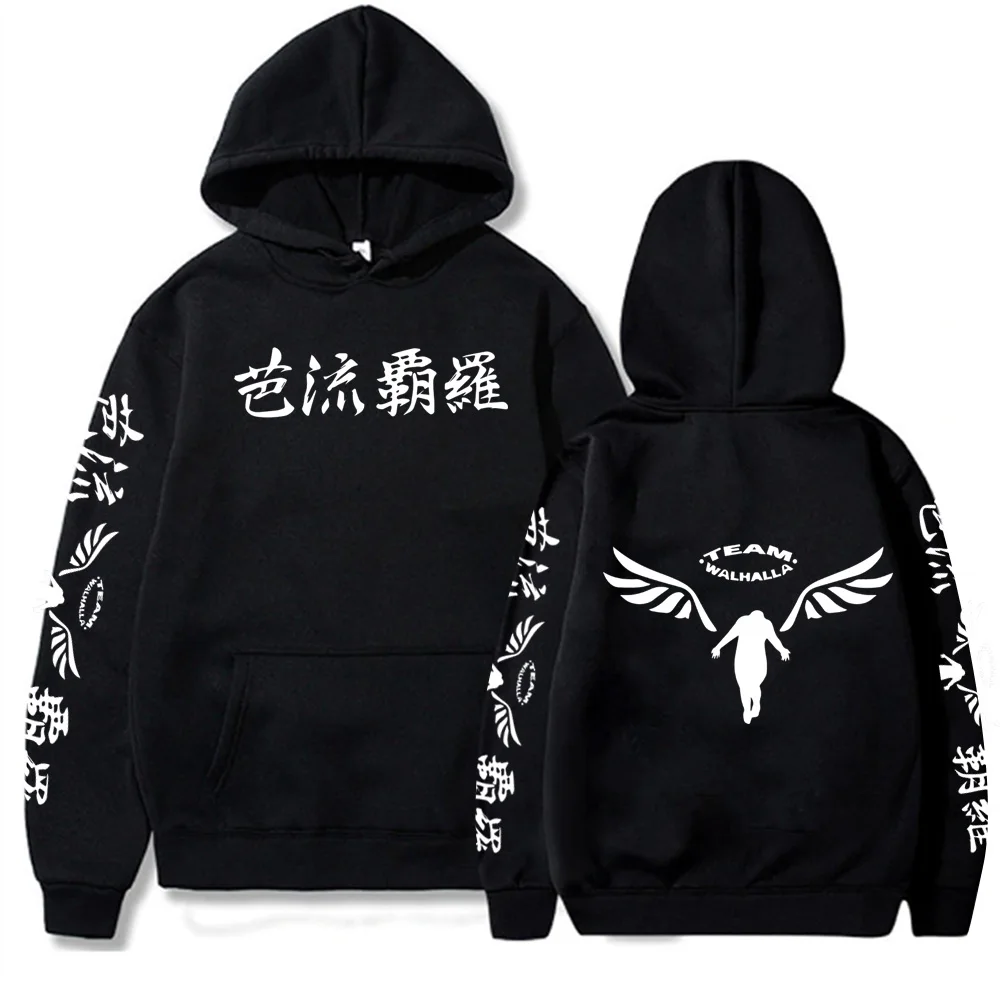 

Tokyo Revengers Anime Hoodies Gothic Cartoon Keisuke Baji Gambar Valhalla Graphics Men Women Winter Manga Harajuku Sweatshirts