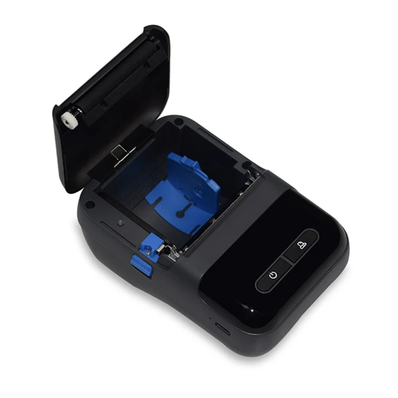 2 в 1 58 мм чековая этикетка Bluetooth карманный термопринтер мобильная наклейка со