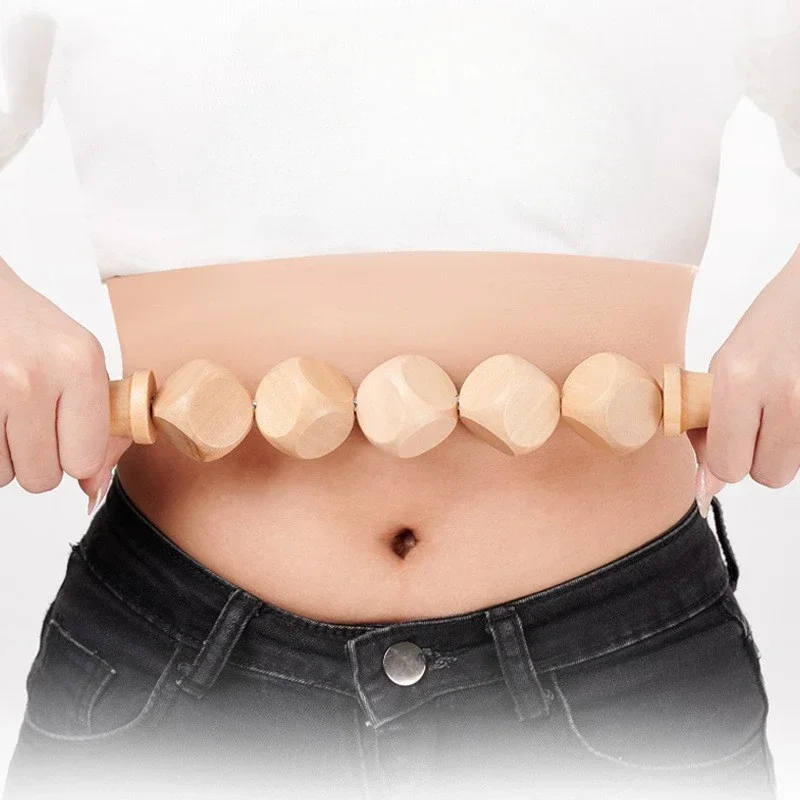 Массажер Для Тела Из Натурального Карбонизированного Дерева Массажный