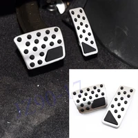 car non slip pad automatic brake ped accelerator at stainless steel pedal fit for jeep cherokee kl 2014 2019 accessories