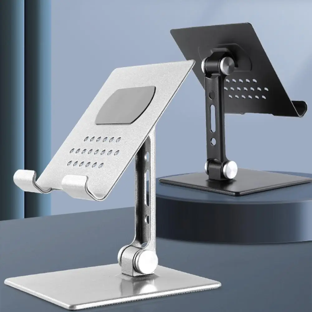 

Metal Desk Mobile Phone Holder Stand for IPhone IPad Xiaomi Adjustable Desktop Tablet Holder Universal Table Cell Phone Stand