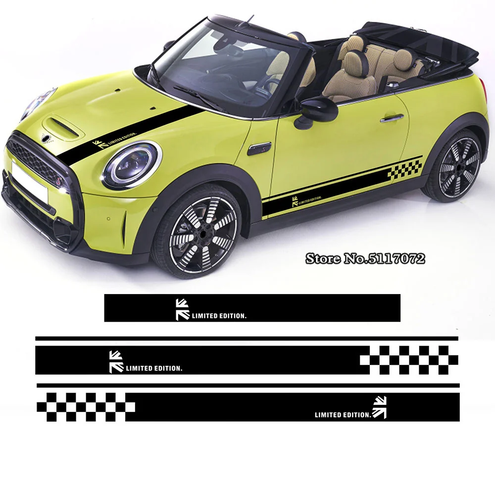 

Car Union Jack Car Hood Decal Door Side Stripes Sticker for MINI Cooper R50 R52 R53 R55 R56 R57 R58 R59 F55 F56 F57 Accessories