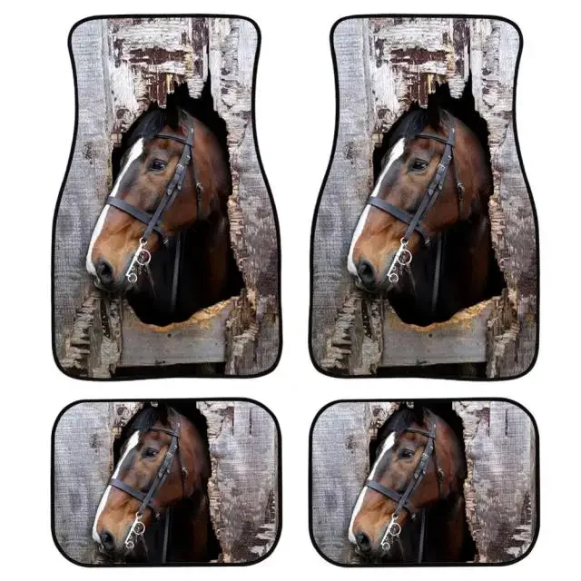 Классные универсальные автомобильные напольные коврики с рисунком бегущей